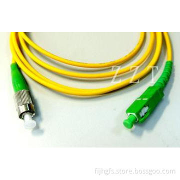 FC / APC Single Mode Fiber Optic Patch Cords / Fiber Optic